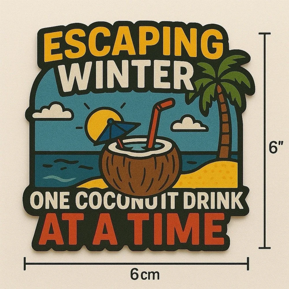 Escaping Winter Cruise Magnet – One Coconut Drink at a Time | Tropical Beach Doo
